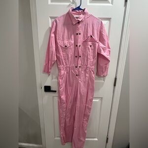 Diane Von Furstenberg vintage Pink Sport utility jumpsuit